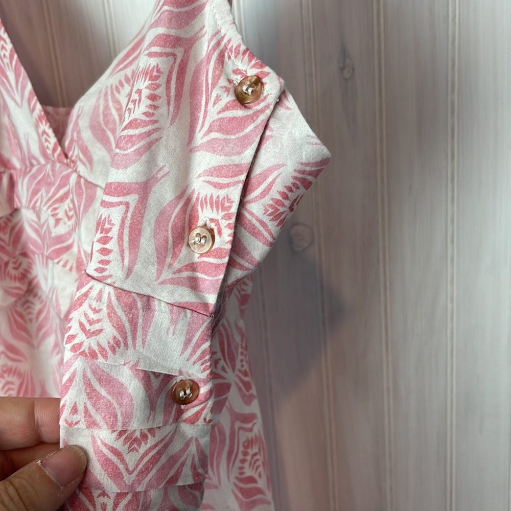 - GALANTHYA AMERICAN RISE PRINT DRESS M - Picture 4 of 7